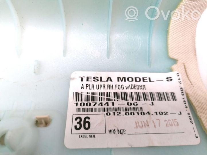 Tesla Model S A-pilarin verhoilu 1007441-00-J