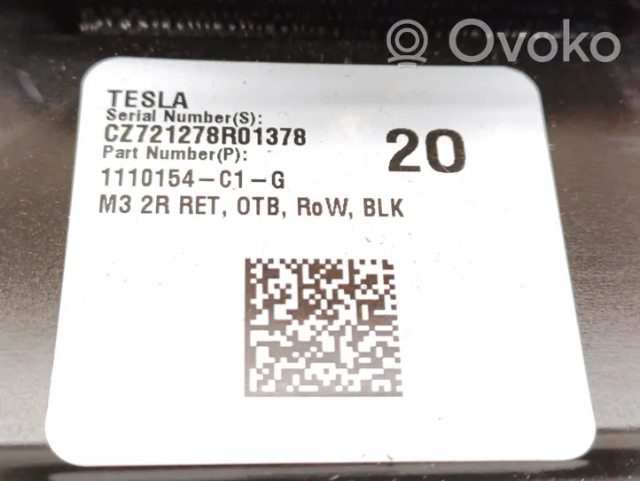 Tesla Model 3 Pas bezpieczeństwa fotela tylnego 1110154-01-G