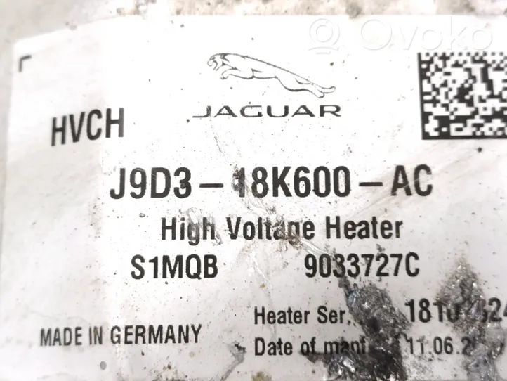 Jaguar I-Pace Auxiliary pre-heater (Webasto) J9D3-18K600-AC