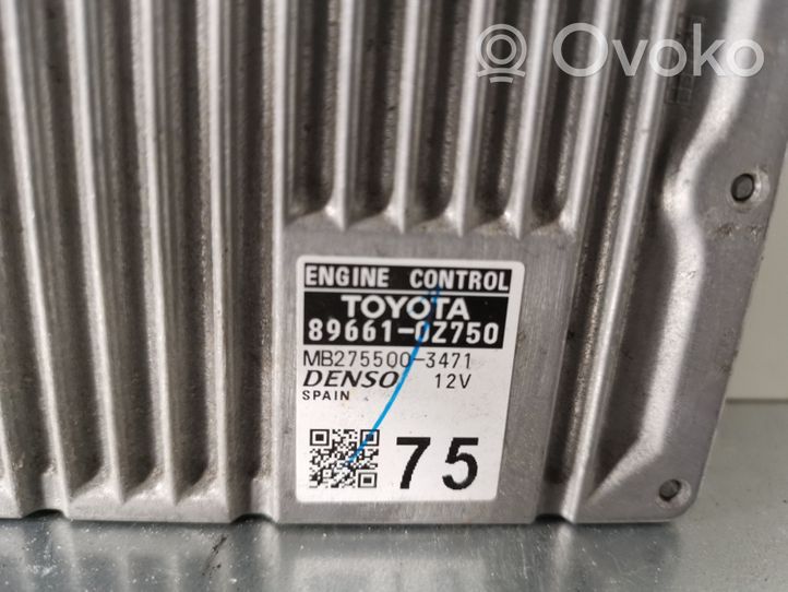 Toyota Auris E180 Dzinēja vadības bloks 896610Z750