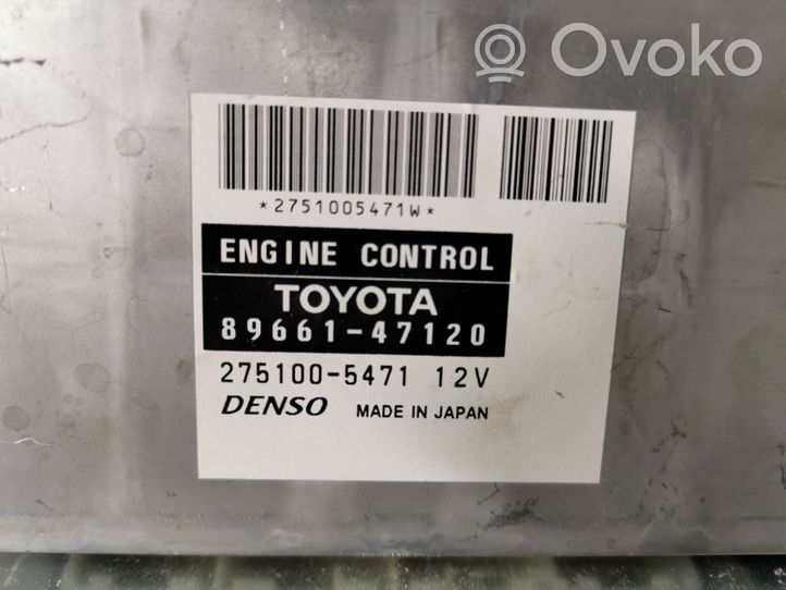 Toyota Prius (XW20) Centralina/modulo del motore 8961147120