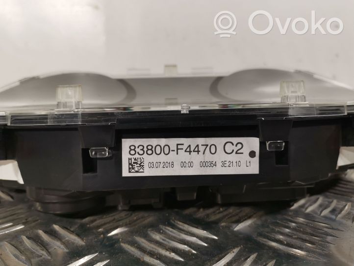 Toyota C-HR Tachimetro (quadro strumenti) 83800F4470