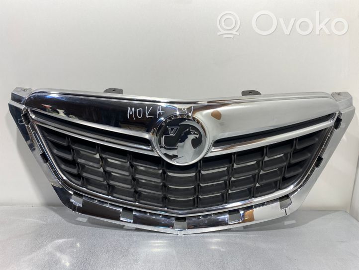 Opel Mokka Grille calandre supérieure de pare-chocs avant 