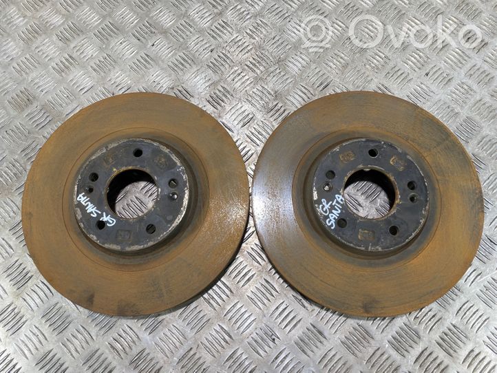 Hyundai Santa Fe Front brake disc 