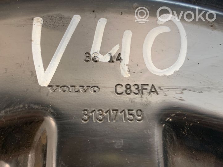 Volvo V40 Cross country Plaque de protection anti-poussière du disque de frein avant 31317159