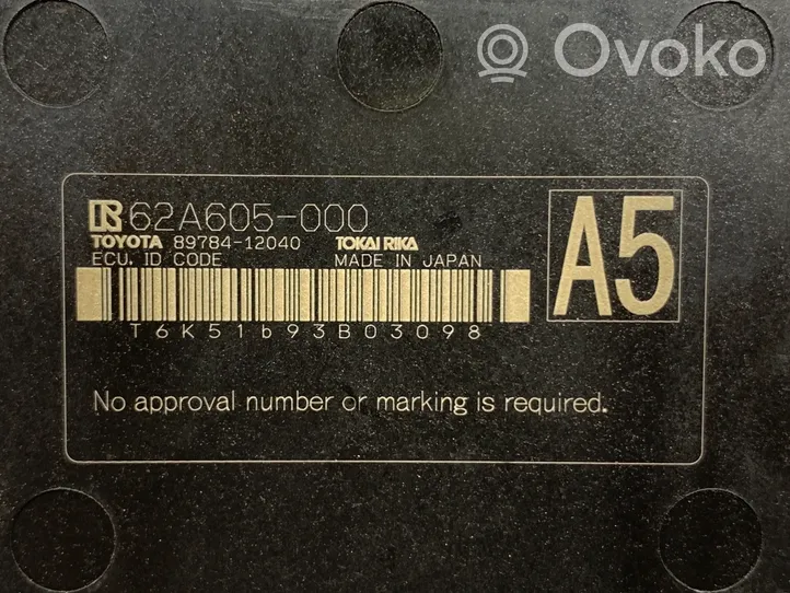 Toyota RAV 4 (XA50) Unité de commande dispositif d'immobilisation 62A605000