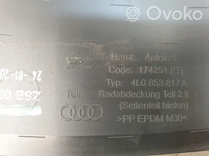 Audi Q7 4L Rivestimento modanatura parafango posteriore 4L0853817A