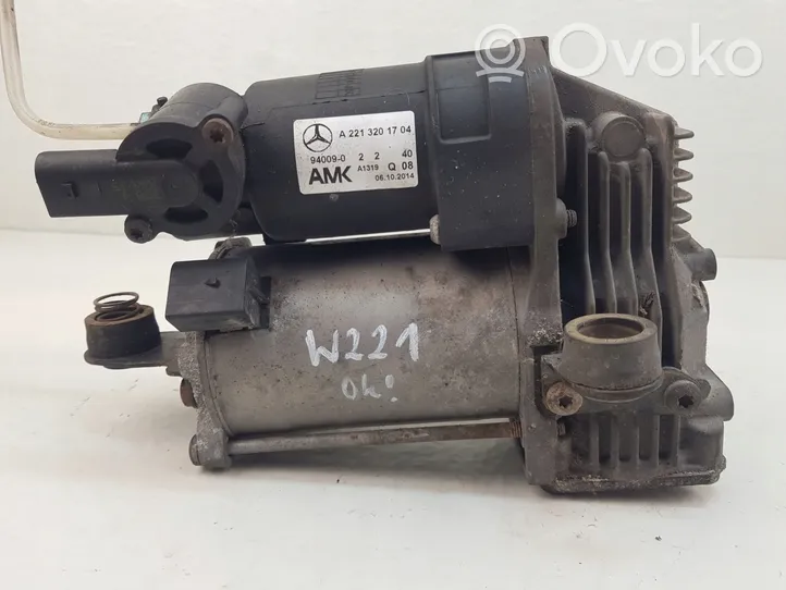 Mercedes-Benz S W221 Ilmajousituksen kompressoripumppu A2213201704