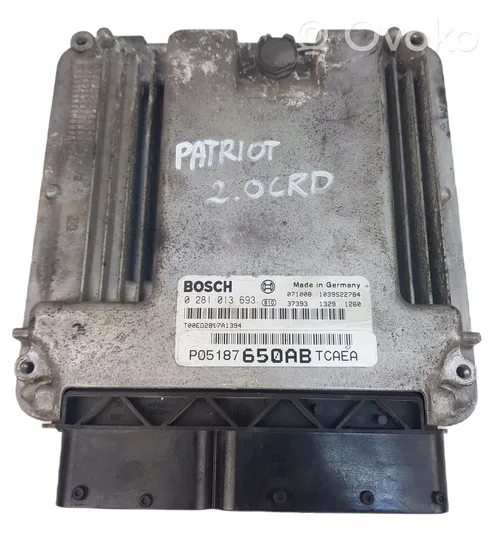 Jeep Patriot Calculateur moteur ECU 0281013693