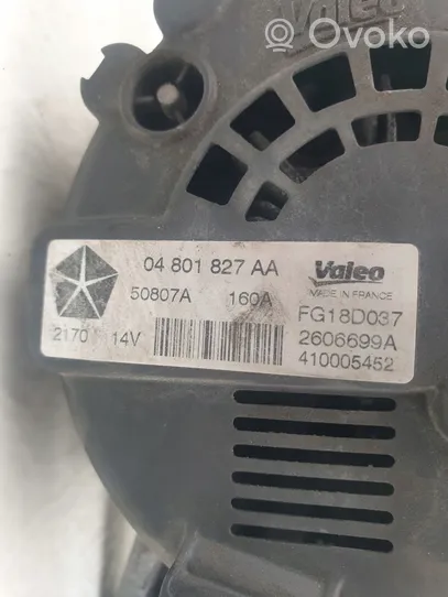 Jeep Compass Generatore/alternatore 04801827AA