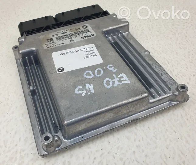 BMW X5 E70 Komputer / Sterownik ECU silnika 7806976