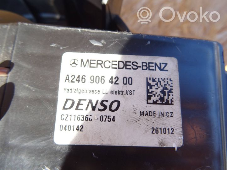 Mercedes-Benz B W246 W242 Ventola riscaldamento/ventilatore abitacolo A2469064200