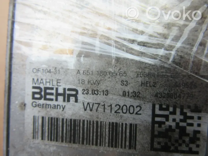 Mercedes-Benz B W246 W242 Mocowanie / uchwyt filtra oleju A6511800565