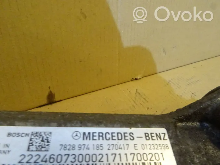 Mercedes-Benz S C217 Cremagliera dello sterzo 2224607300