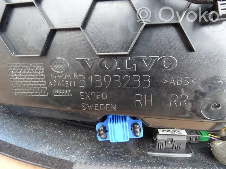 Volvo S90, V90 Rivestimento del pannello della portiera posteriore 31393233