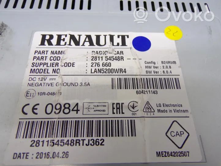 Renault Trafic III (X82) Радио/ проигрыватель CD/DVD / навигация 