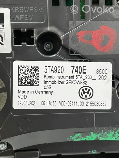 Mercedes-Benz GLC X253 C253 Tachimetro (quadro strumenti) 5TA920740E