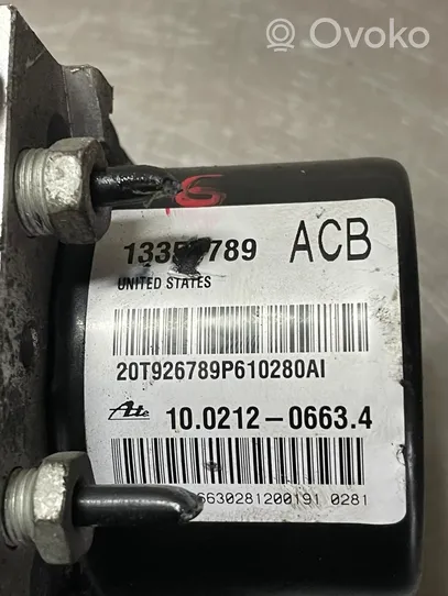 Opel Astra J Master brake cylinder 