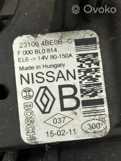 Nissan Qashqai+2 Générateur / alternateur 231004BE0B