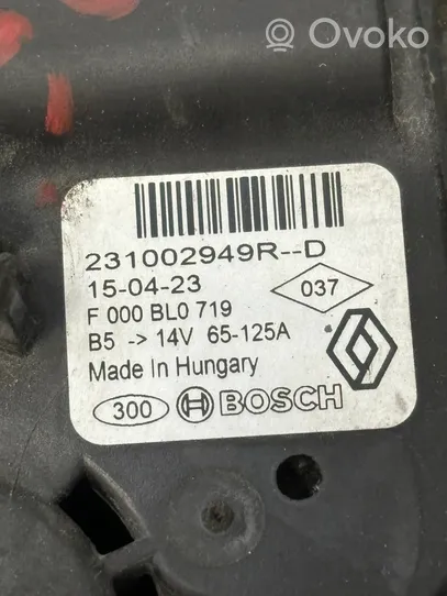 Dacia Sandero III Generatore/alternatore 231002949R