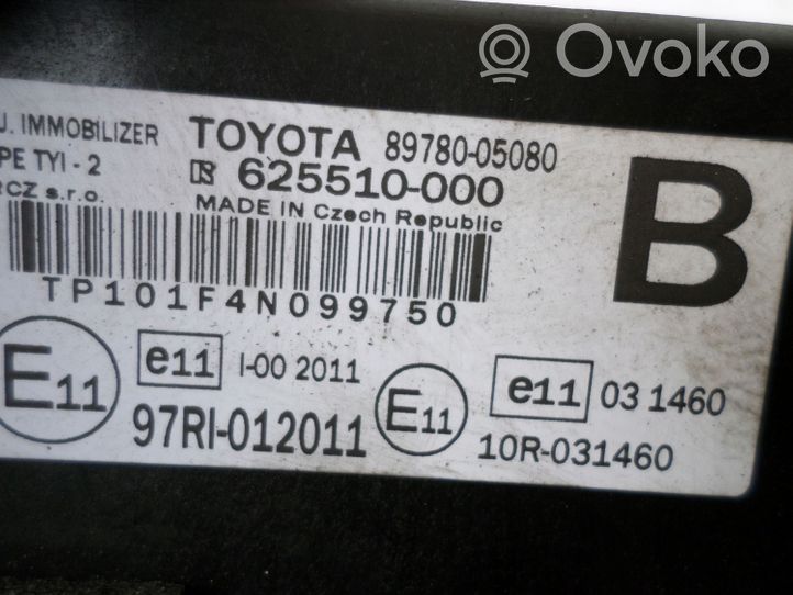 Toyota Avensis T270 Boîtier module alarme 8978005080