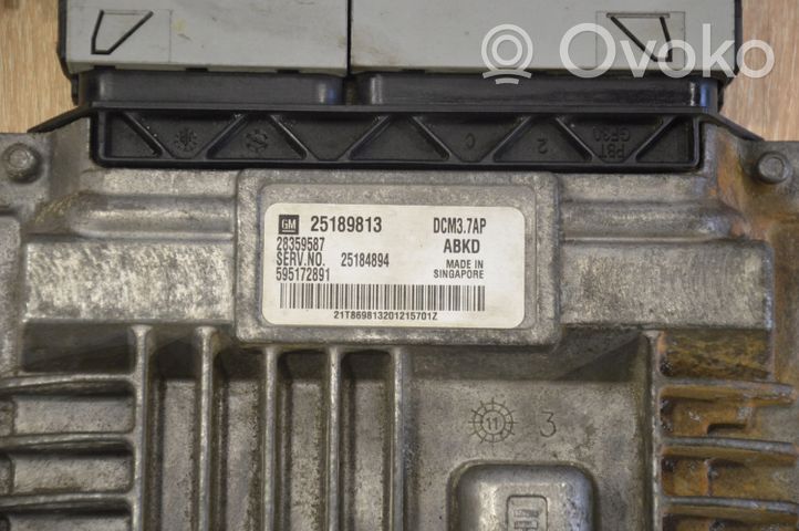 Chevrolet Captiva Komputer / Sterownik ECU i komplet kluczy S199