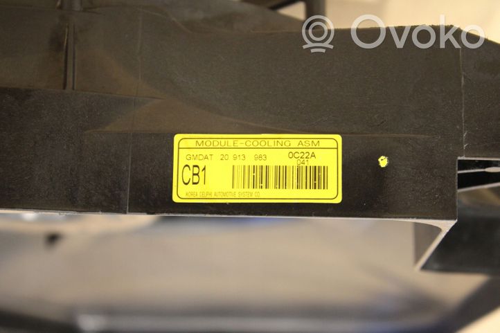 Chevrolet Captiva Ventilateur, condenseur de climatisation 