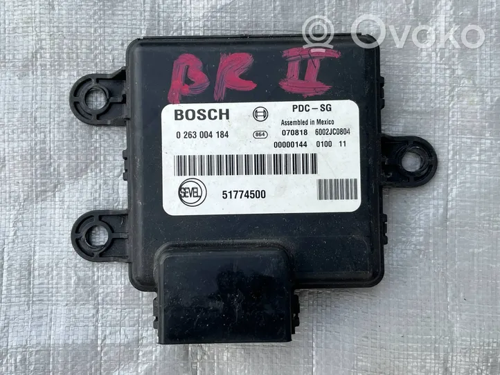 Fiat Bravo Pysäköintitutkan (PCD) ohjainlaite/moduuli 51774500