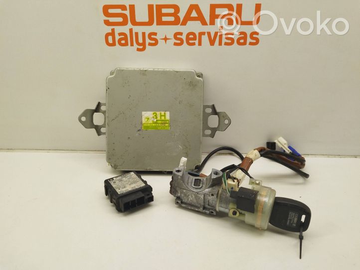 Subaru Impreza II Komputer / Sterownik ECU i komplet kluczy 
