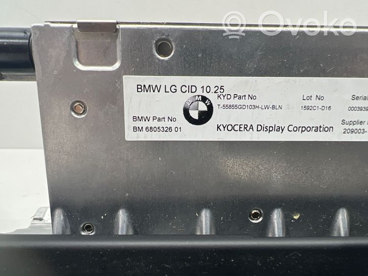 BMW 7 G11 G12 Monitor / wyświetlacz / ekran 6805326