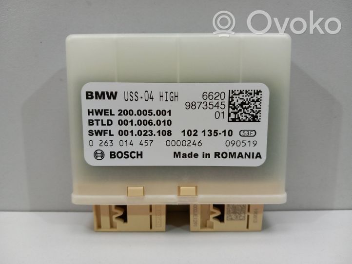 BMW 8 G15 Pysäköintitutkan (PCD) ohjainlaite/moduuli 9873545