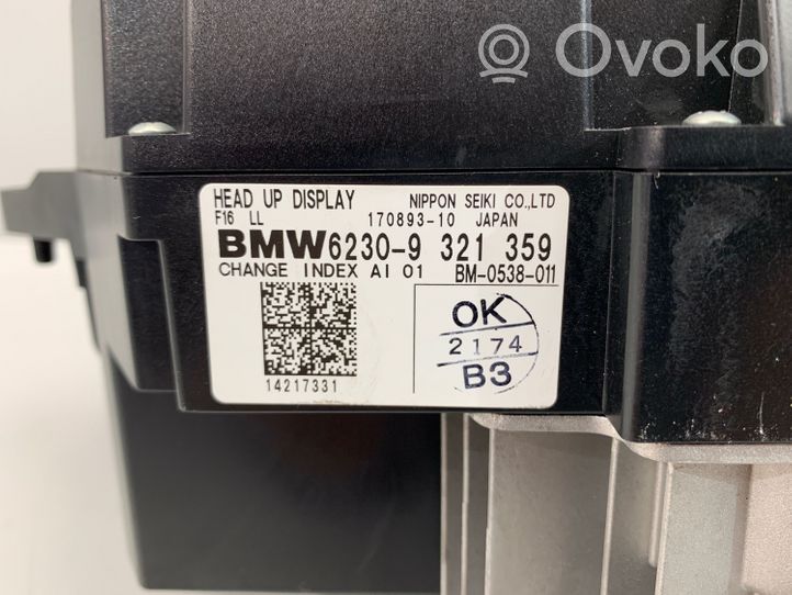 BMW X6 F16 Écran d'affichage supérieur 9321359