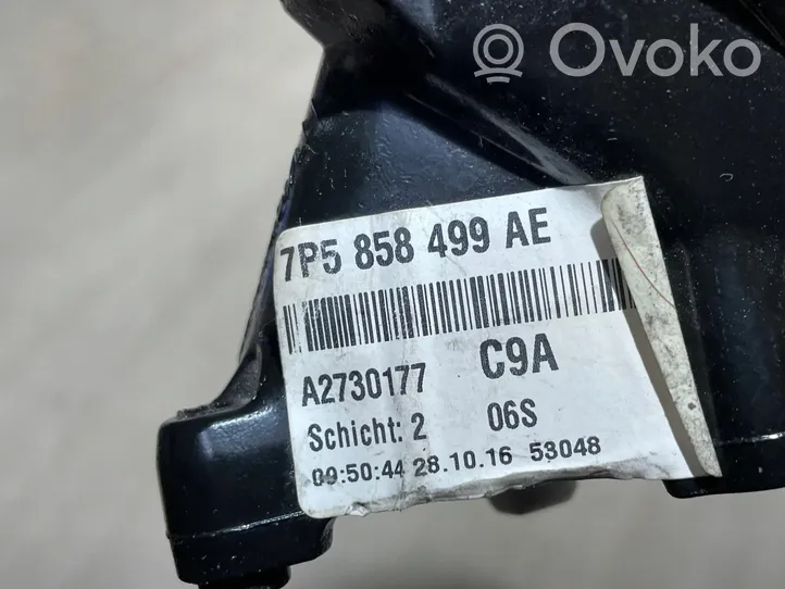 Porsche Cayenne (92A) Parte dello specchietto retrovisore della portiera anteriore 7P5858499AE