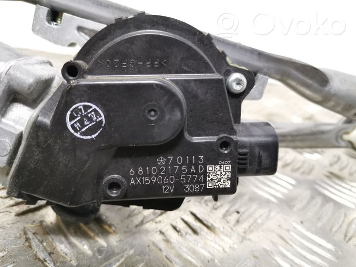 Jeep Cherokee Tiranti e motorino del tergicristallo anteriore 68102175AD