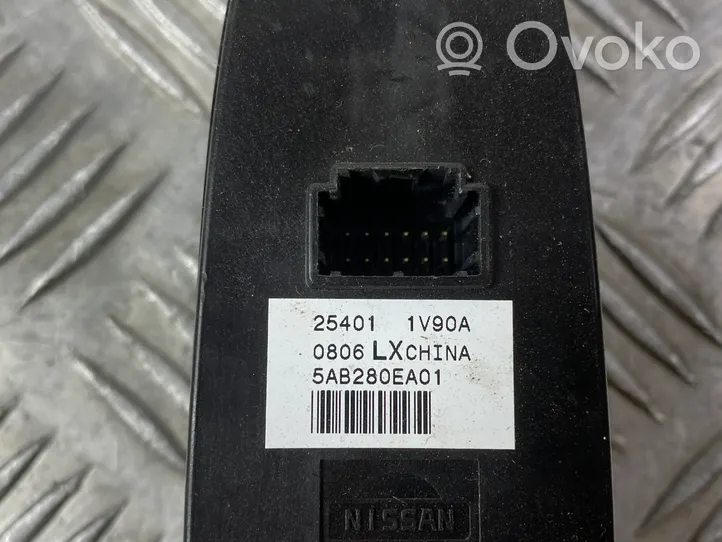 Infiniti QX80 Interruptor del elevalunas eléctrico 254011V90A