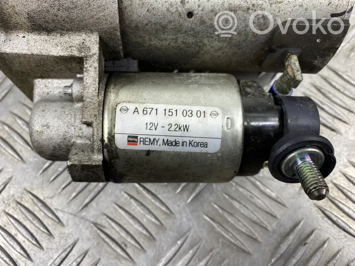 SsangYong Rexton Starter motor A6711510301