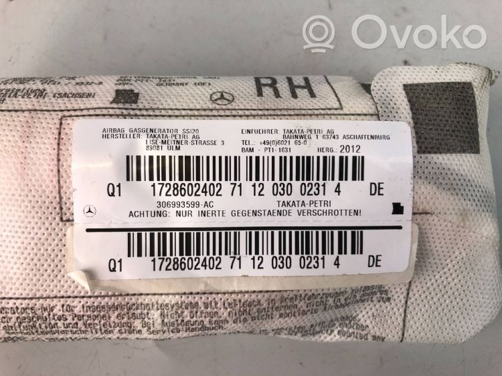 Mercedes-Benz SLK R172 Airbag sedile A1728602402