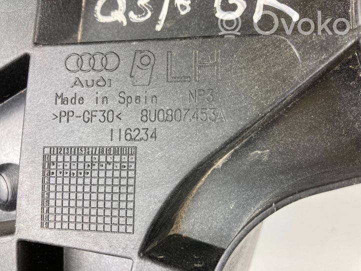 Audi Q3 8U Soporte de montaje del parachoques trasero 8U0807453