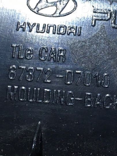 Hyundai Tucson TL Trunk door license plate light bar 87372D7010