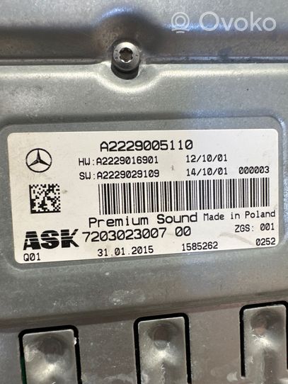 Mercedes-Benz S C217 Amplificatore A2229005110