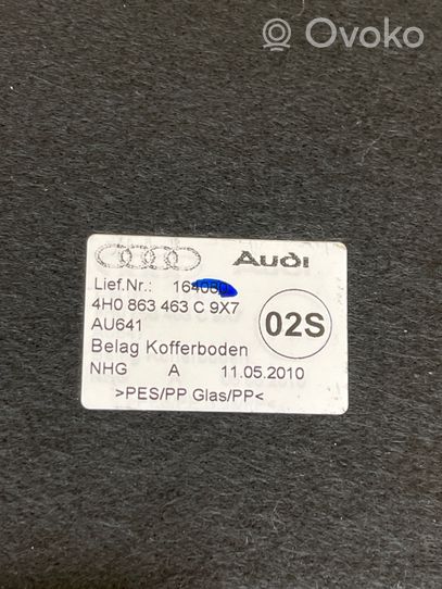 Audi A8 S8 D3 4E Doublure de coffre arrière, tapis de sol 4H0863463