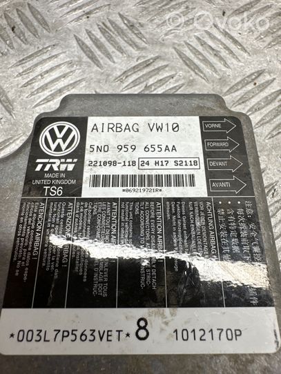 Volkswagen PASSAT B7 Module de contrôle airbag 5N0959655AA