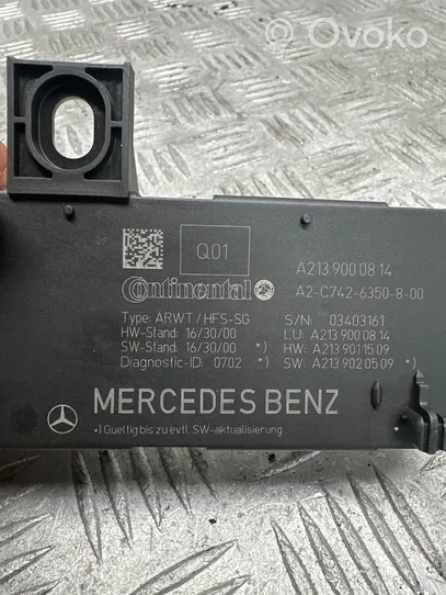 Mercedes-Benz E AMG W213 Inne komputery / moduły / sterowniki A2139000814