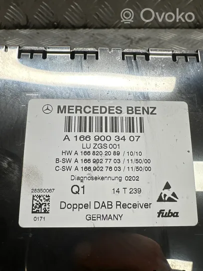 Mercedes-Benz SLK R172 Antenas vadības bloks A1668202089