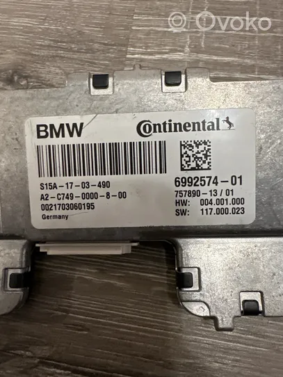 BMW 5 G30 G31 Module de contrôle caméra arrière 6992574