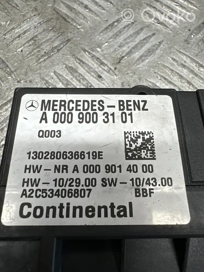 Mercedes-Benz E W212 Polttoaineen ruiskutuspumpun ohjainlaite/moduuli A0009003101