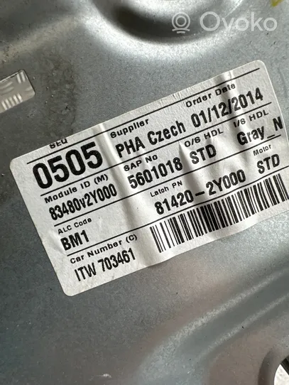 Hyundai ix35 Elektryczny podnośnik szyby drzwi tylnych 814202Y000
