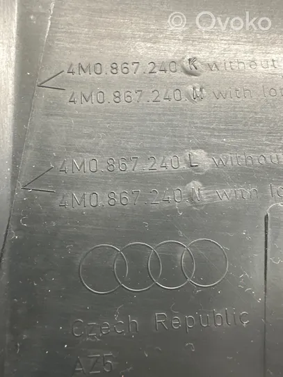 Audi Q7 4M B-pilarin verhoilu (alaosa) 4M0867240K
