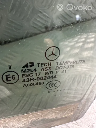 Mercedes-Benz ML W164 Vetro del finestrino della portiera posteriore 43R002444
