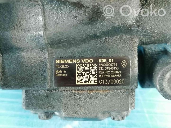 Nissan Qashqai Polttoaineen ruiskutuksen suurpainepumppu K0501